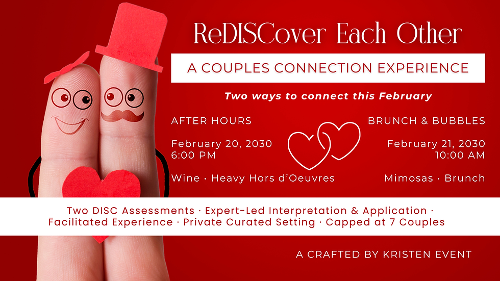 ReDISCover Each Other™ – A Couples Connection Experience (Evening Event)