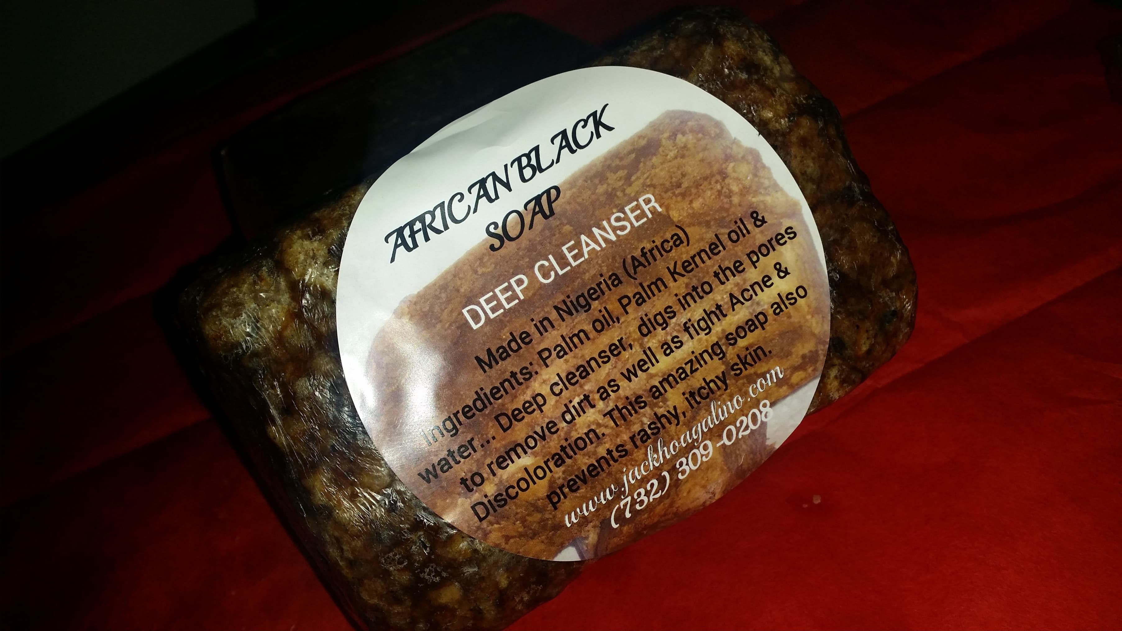 Blk. Afr. Soap (1 LBS.)