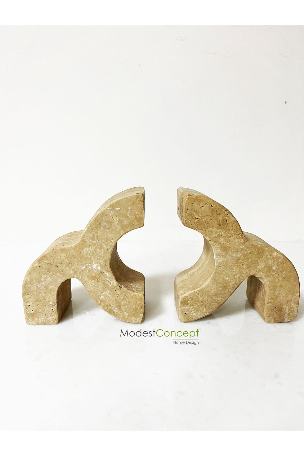 Thumbnail: Natural Travertine Marble Book Holder