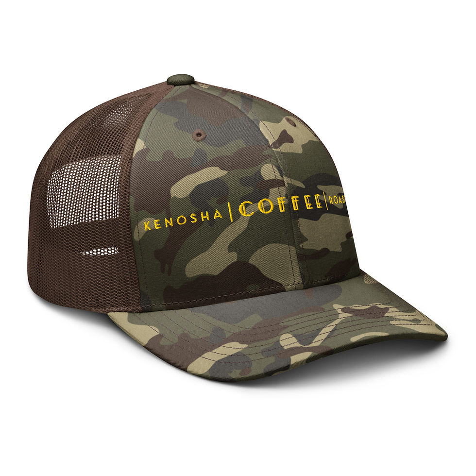 Thumbnail: Kenosha Coffee Roasters Camouflage Trucker Hat