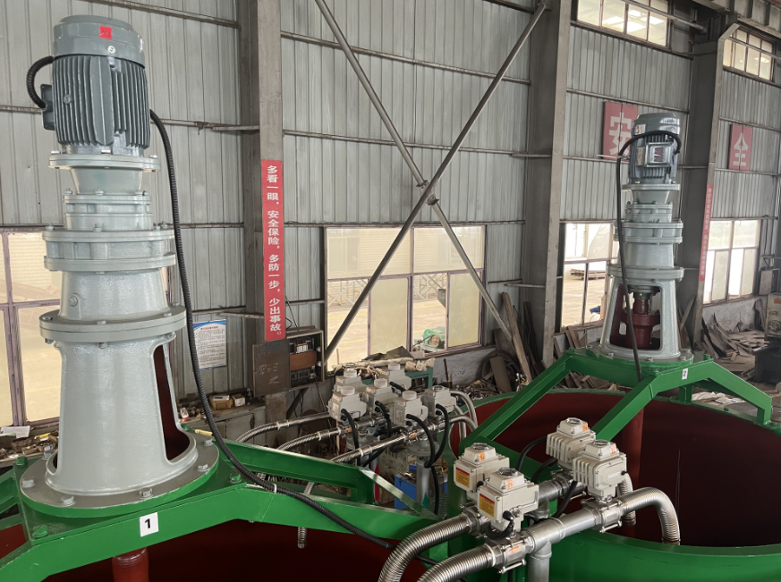 Thumbnail: Binder resin system/batch plant for rock wool production fiberizing system