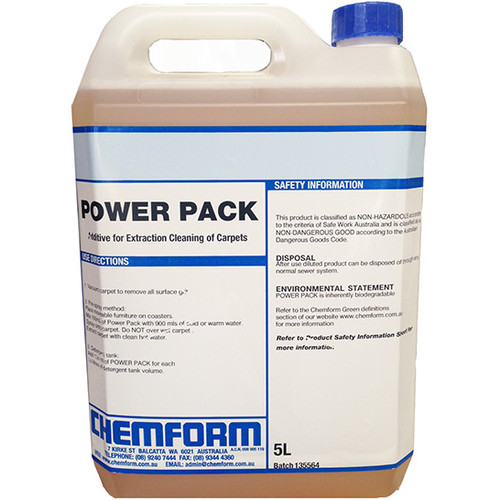 Power Pack Additive for extraction cleaning of carpets OLS Chemicals