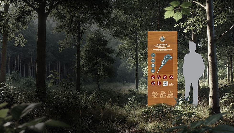 DALL·E 2024-07-26 11.24.23 - A close-up view of a few trees in a natural preserve. The sce