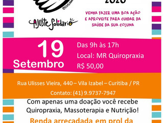 MR Quiropraxia presente no Ajuste Solidário 2020