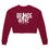 Thumbnail: BrandeWine Women's Cropped Sweatshirt | Bella + Canvas 7503