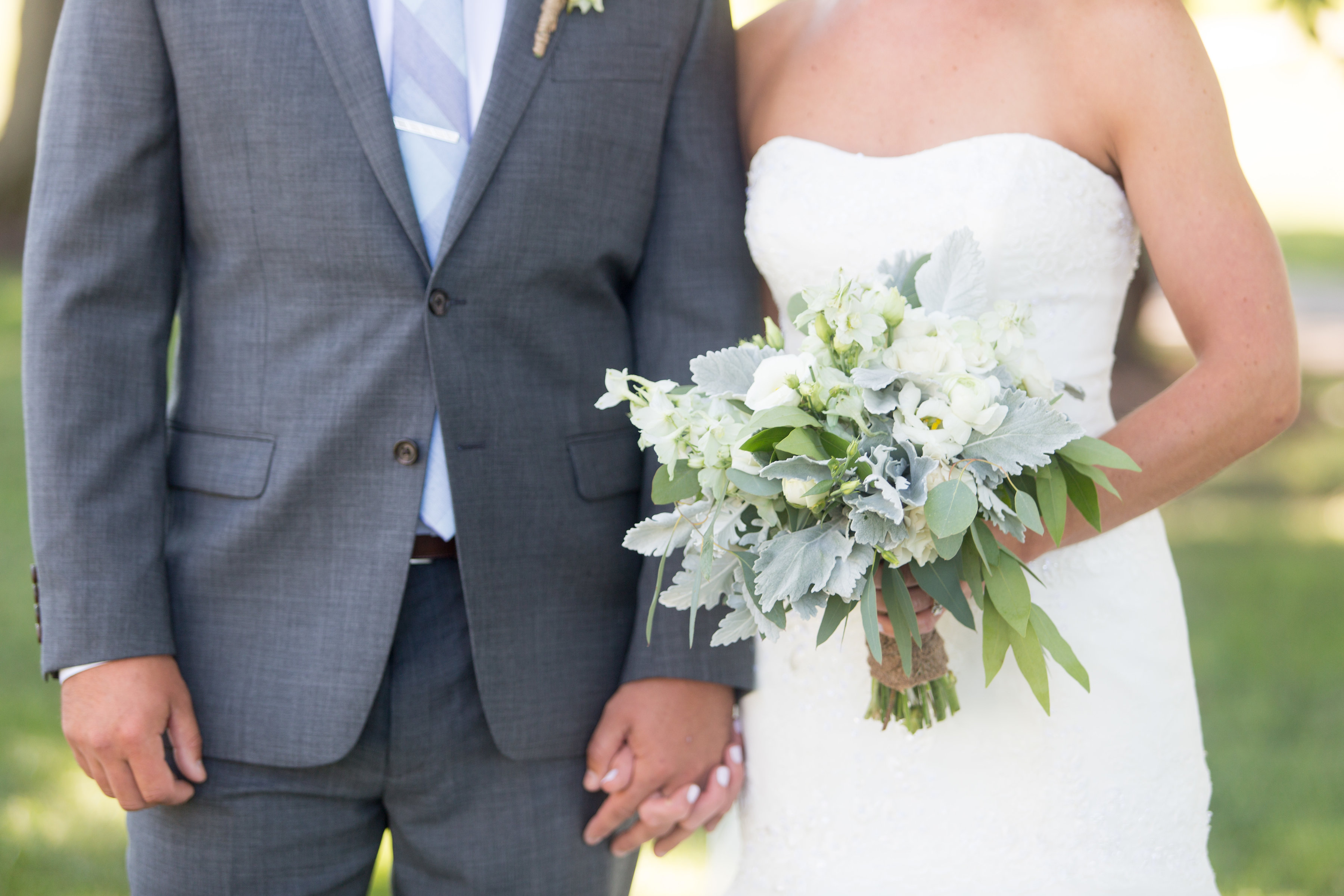 Minty Bridal Bouquet