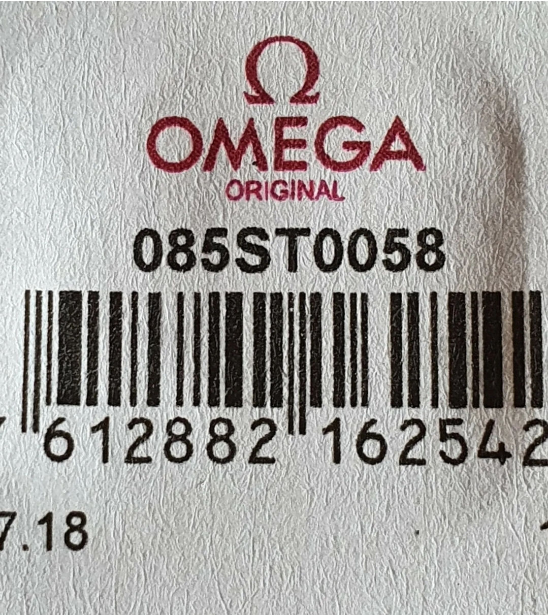 OMEGA GENUINE CLASP SPRING 085ST0058 fits models specified in description