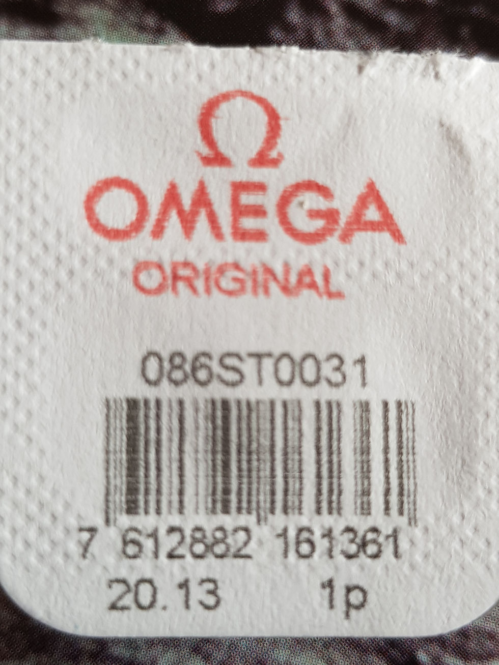 Thumbnail: Omega Speedmaster 086st0031 125th Watch Pusher Steel 178.0002
