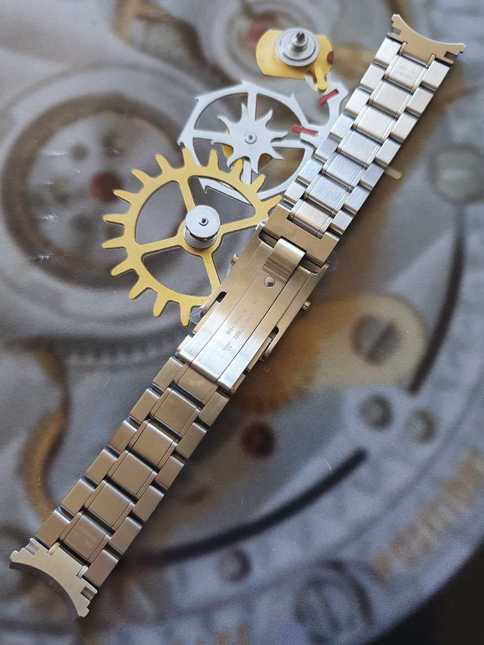 Thumbnail: 020stz006704 Omega 19mm Speedmaster 40mm Racing FOIS CK2998 Steel Bracelet