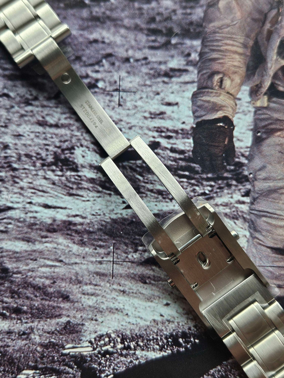 Thumbnail: 020stz004193 Omega Speedmaster 20mm Steel Bracelet fits Modern c.1861 Movement 