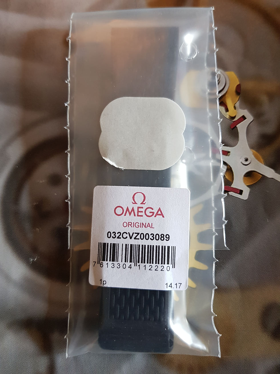 Thumbnail: 033CVZ003089 Omega Seamaster c.8912 Ploprof 24mm BLACK Rubber Strap