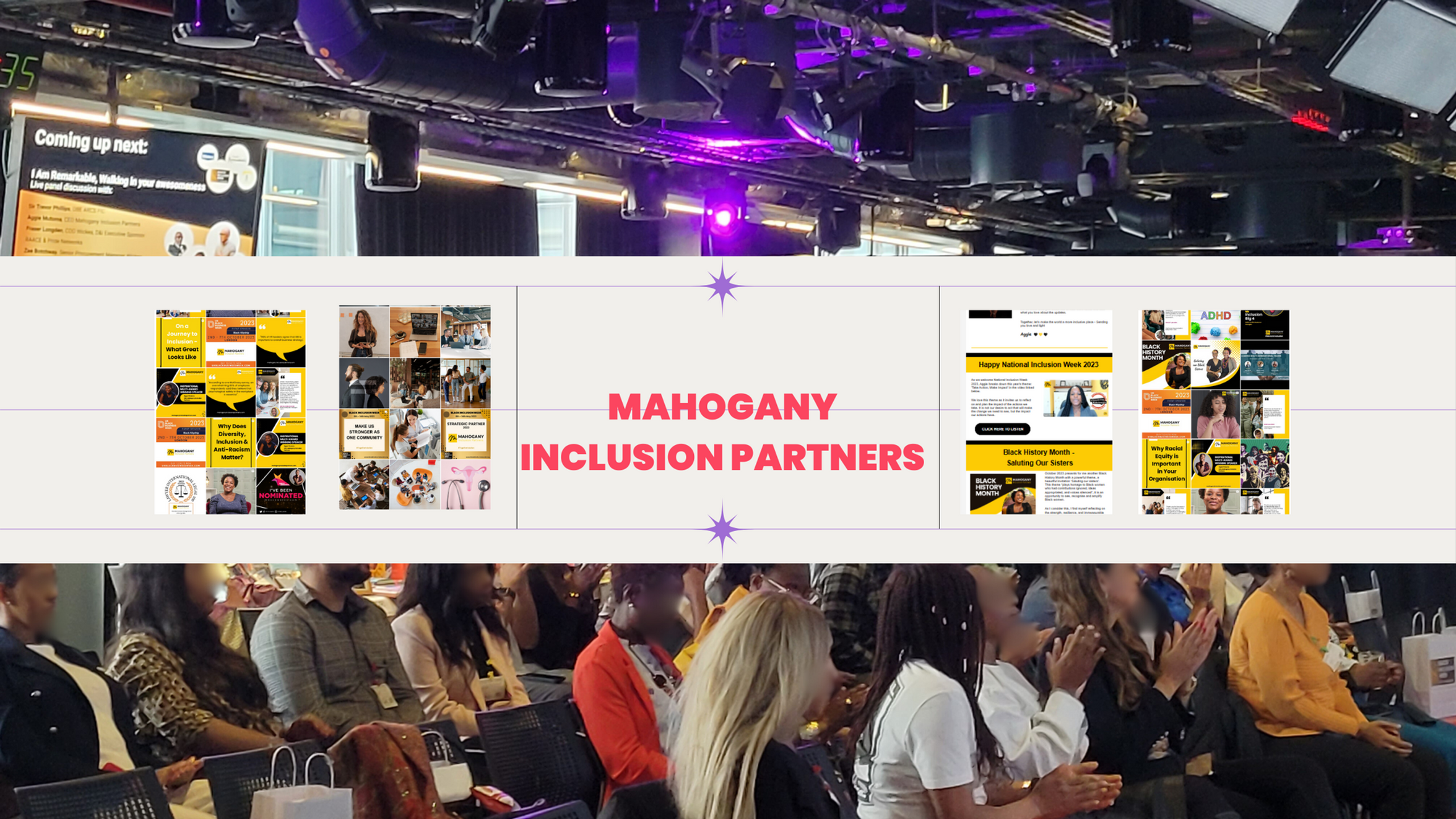 Mahogany Inclusion Partners Email Marketing Campaigns and Social Media Management