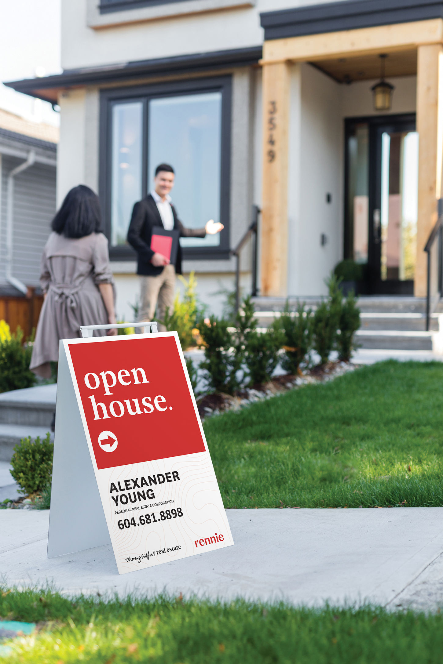 real estate signage design and production