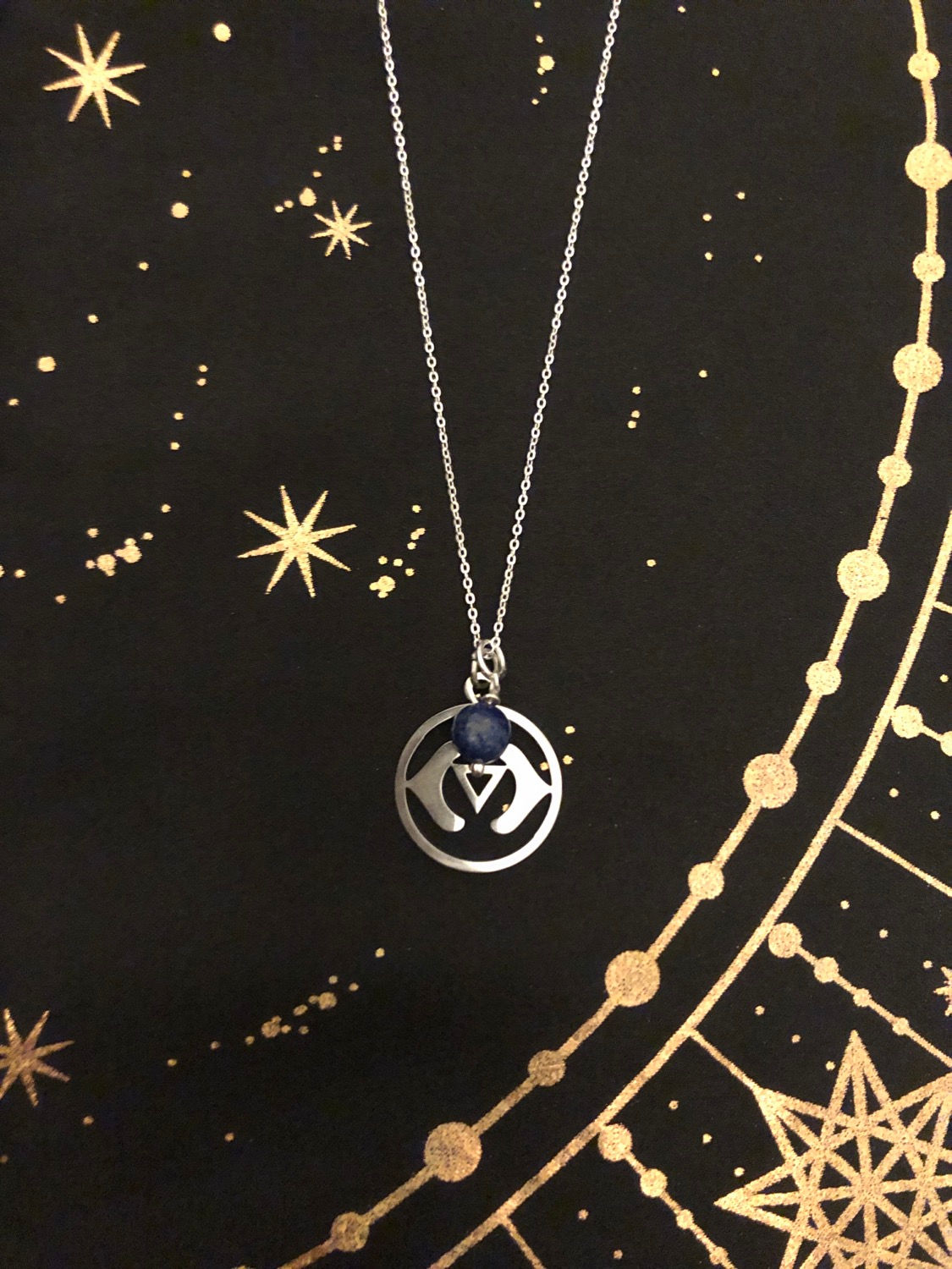 Collier Lapis-lazuli Chakra 3ème Oeil