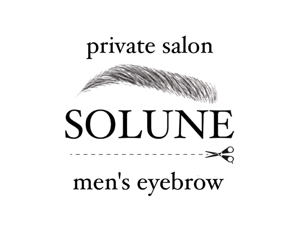男性専用 眉毛サロン 大阪市 堀江 脱毛 Private Salon Solune