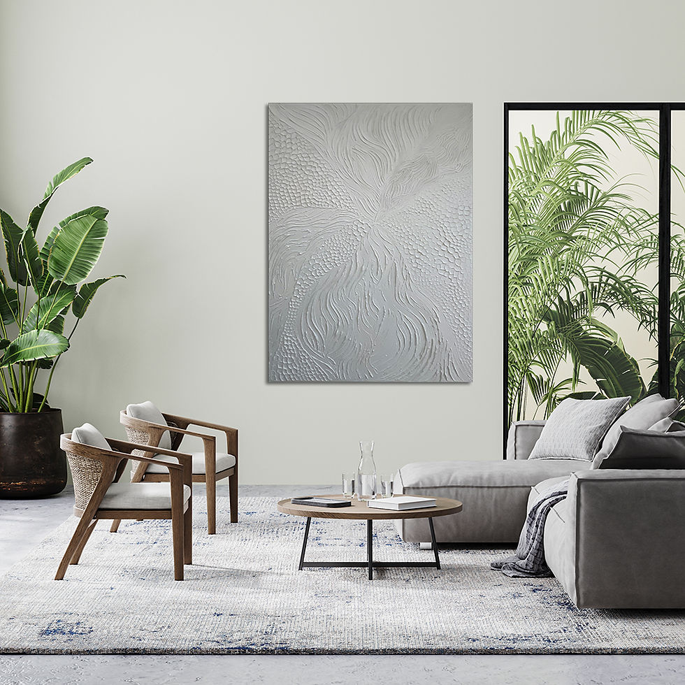 Thumbnail: White Minimalist Painting