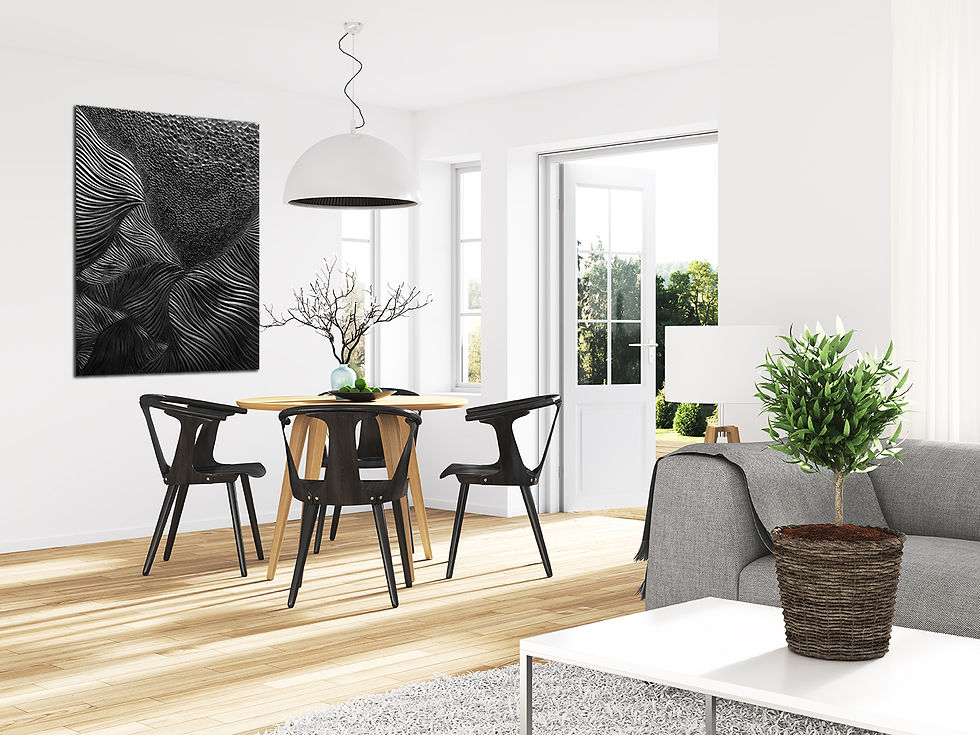 Thumbnail: Black Minimalist Painting