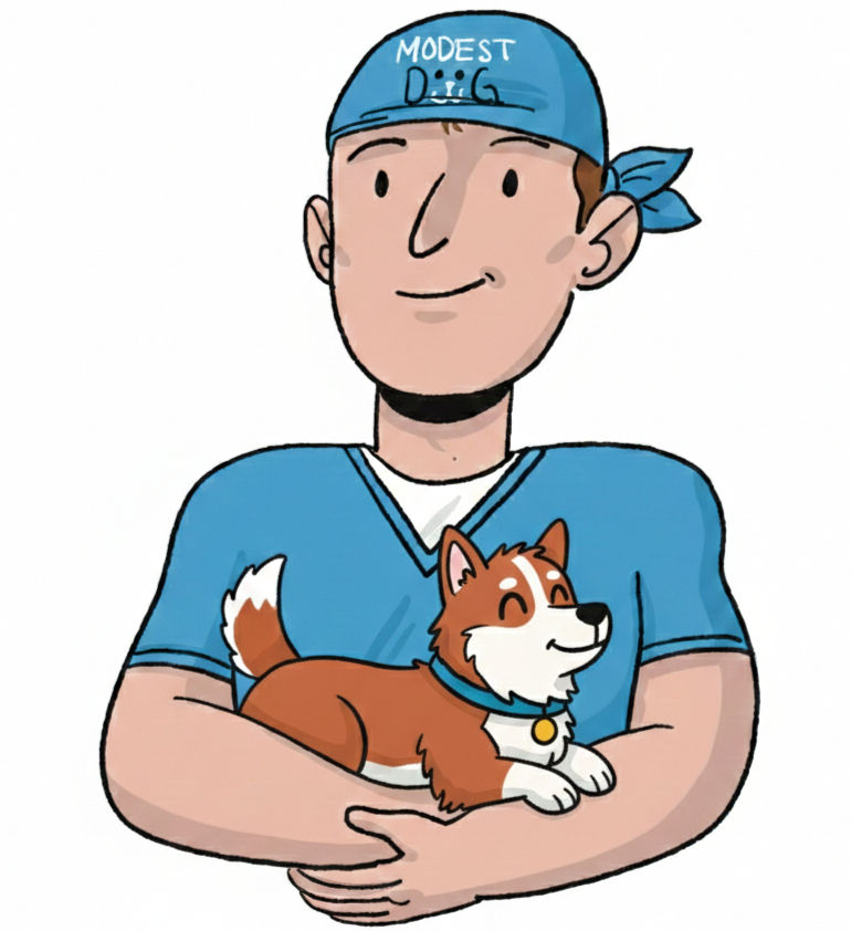 veterinario a domicilio en Guadalajara atendiendo mascota en casa Modest Dog México