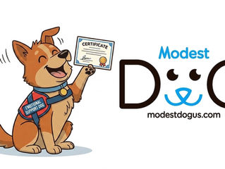 Emotional Support Dog Certificate USA Modest Dog US