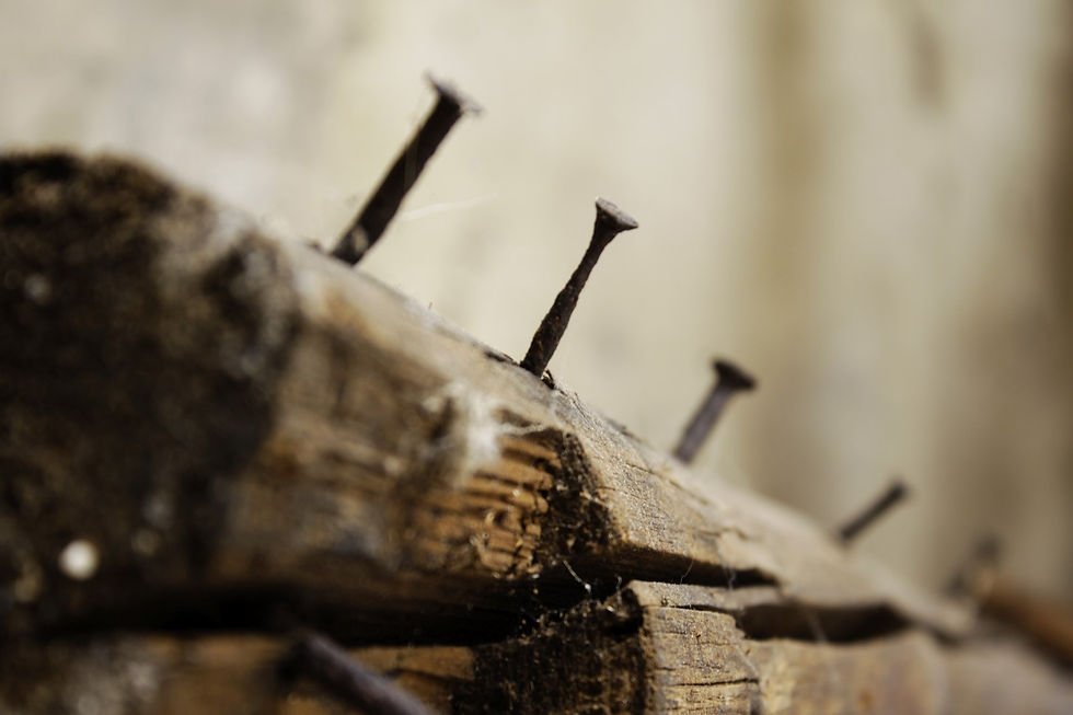 Shall the nail that is fastened in the sure place be removed and and the burden that was upon it fal