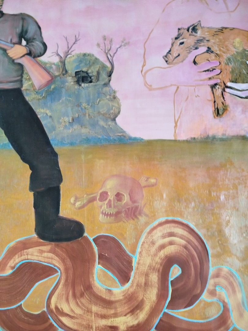 When my father found the little boar (detail)