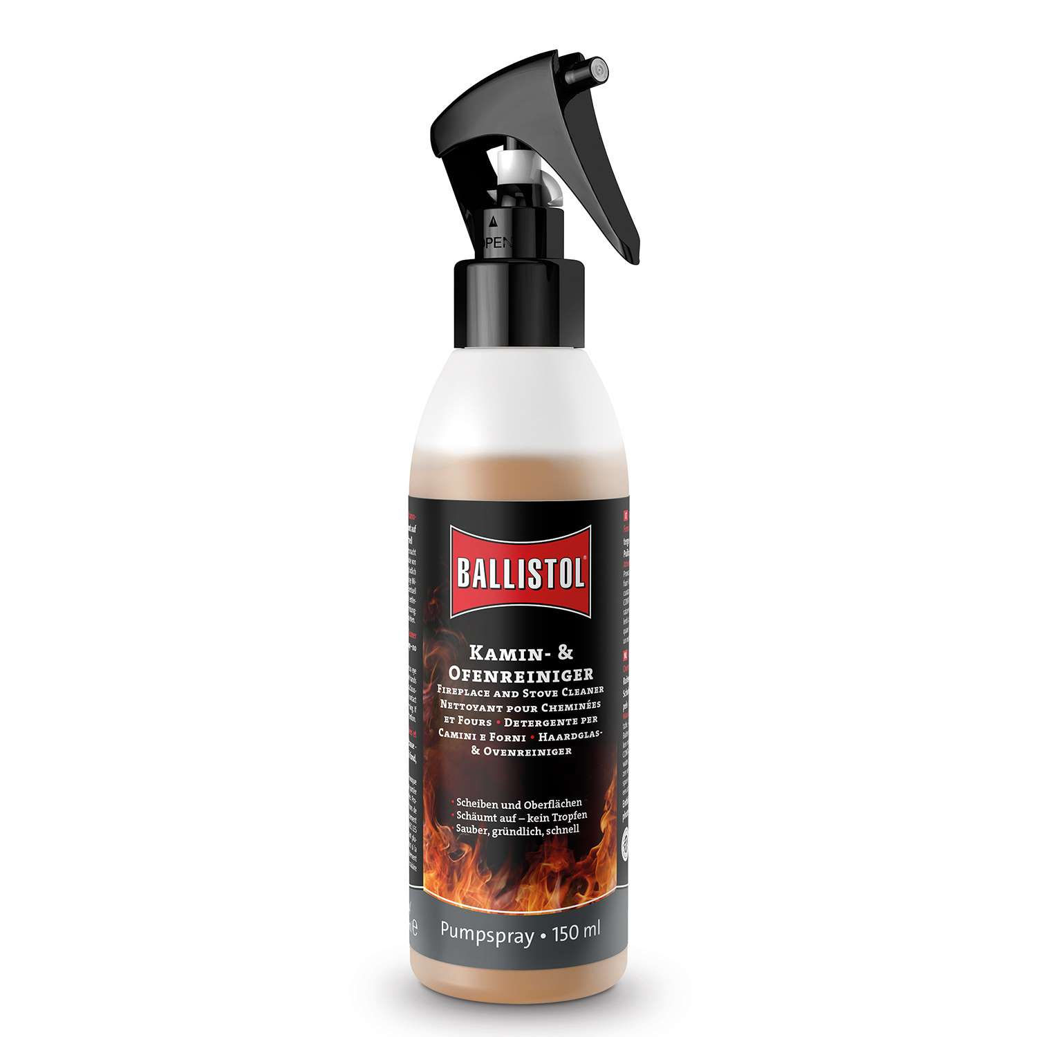 Ballistol Kamofix Şömine, Soba ve Izgara Temizleyici Sprey 150ml