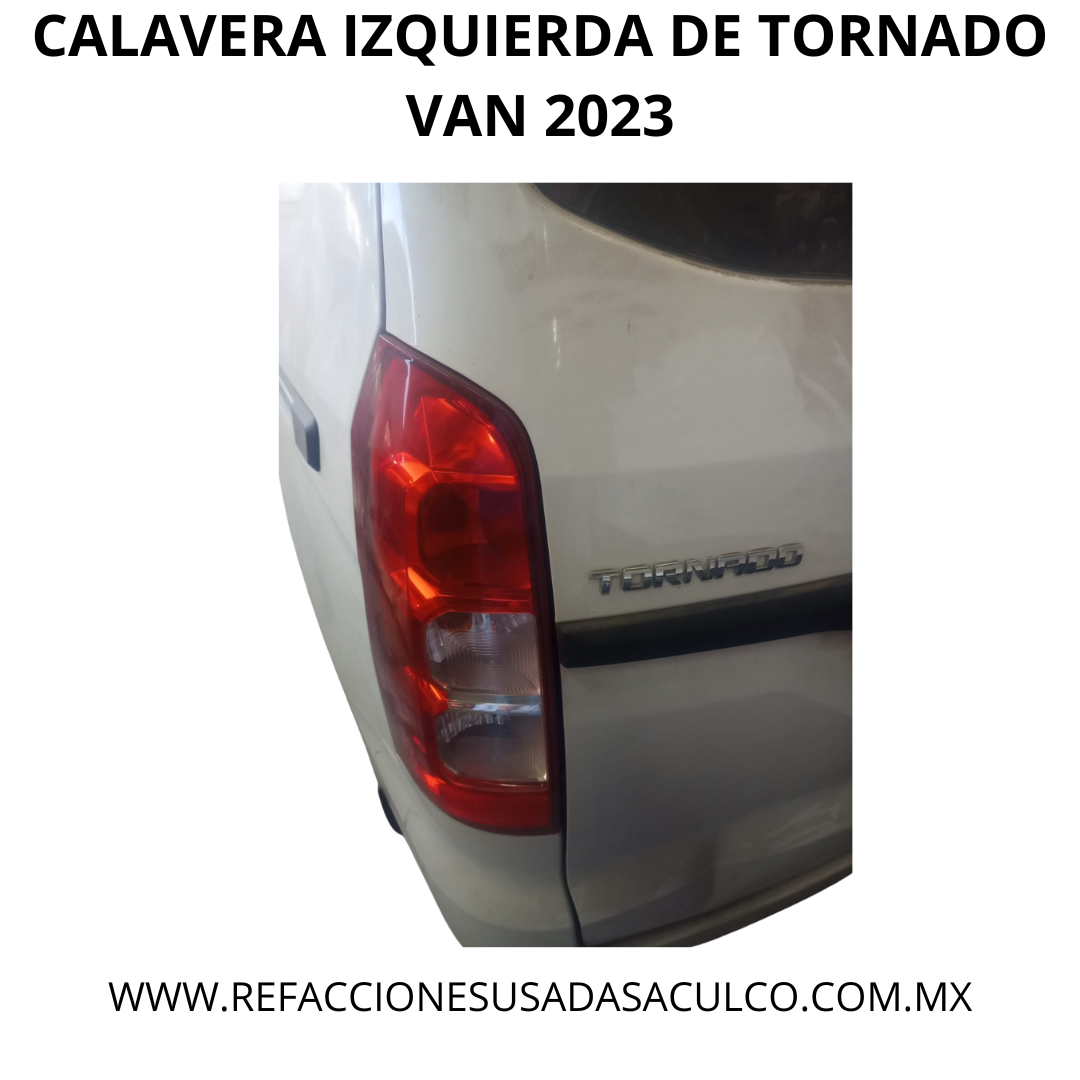 CALAVERA IZQUIERDA DE TORNADO