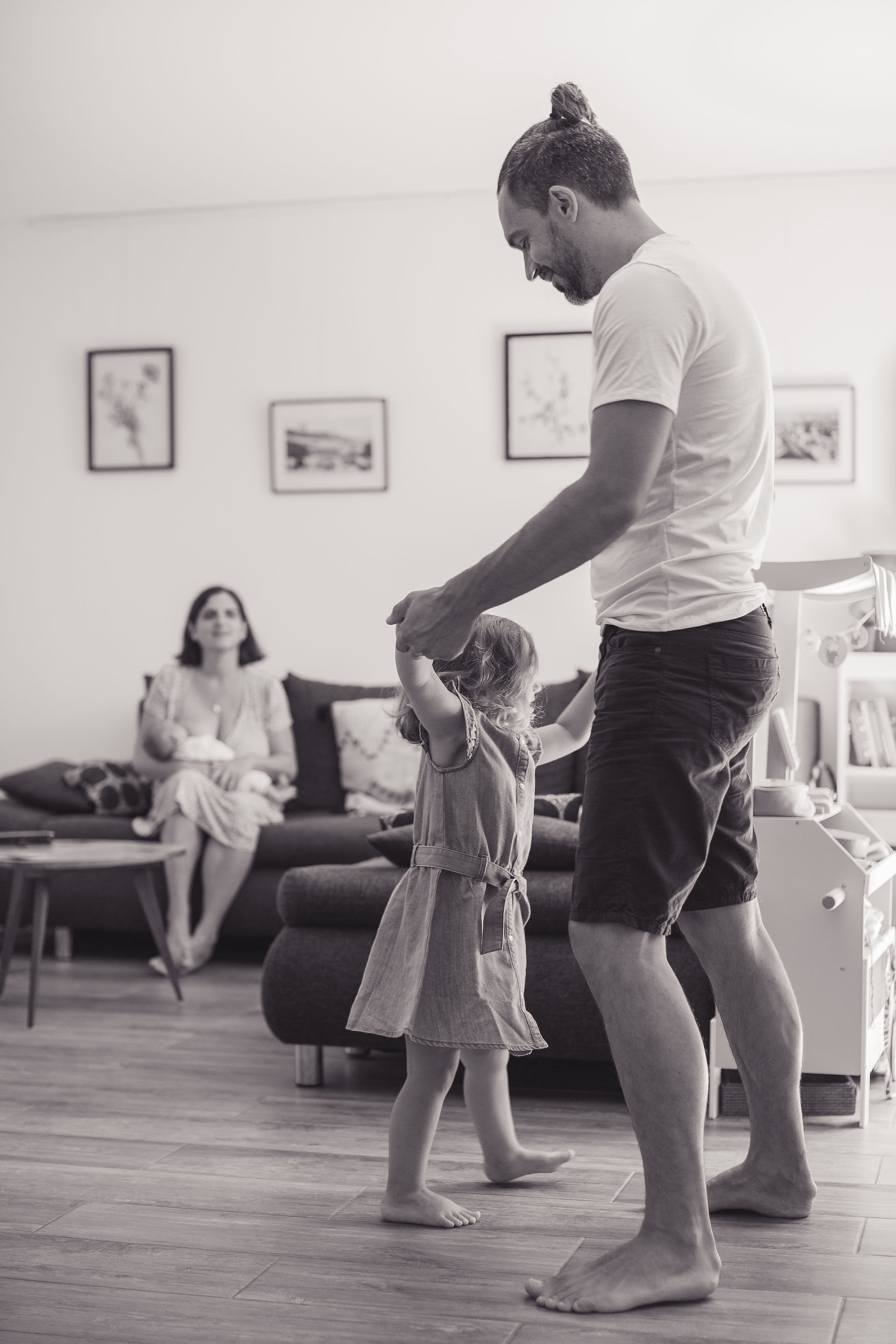 Séance photo famille à la maison à valence