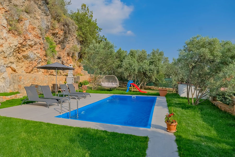 Küçük resim: Fethiye İnlice Göcek -villa Umut-04🛀 3banyo 📶internet  🏊özel havuz