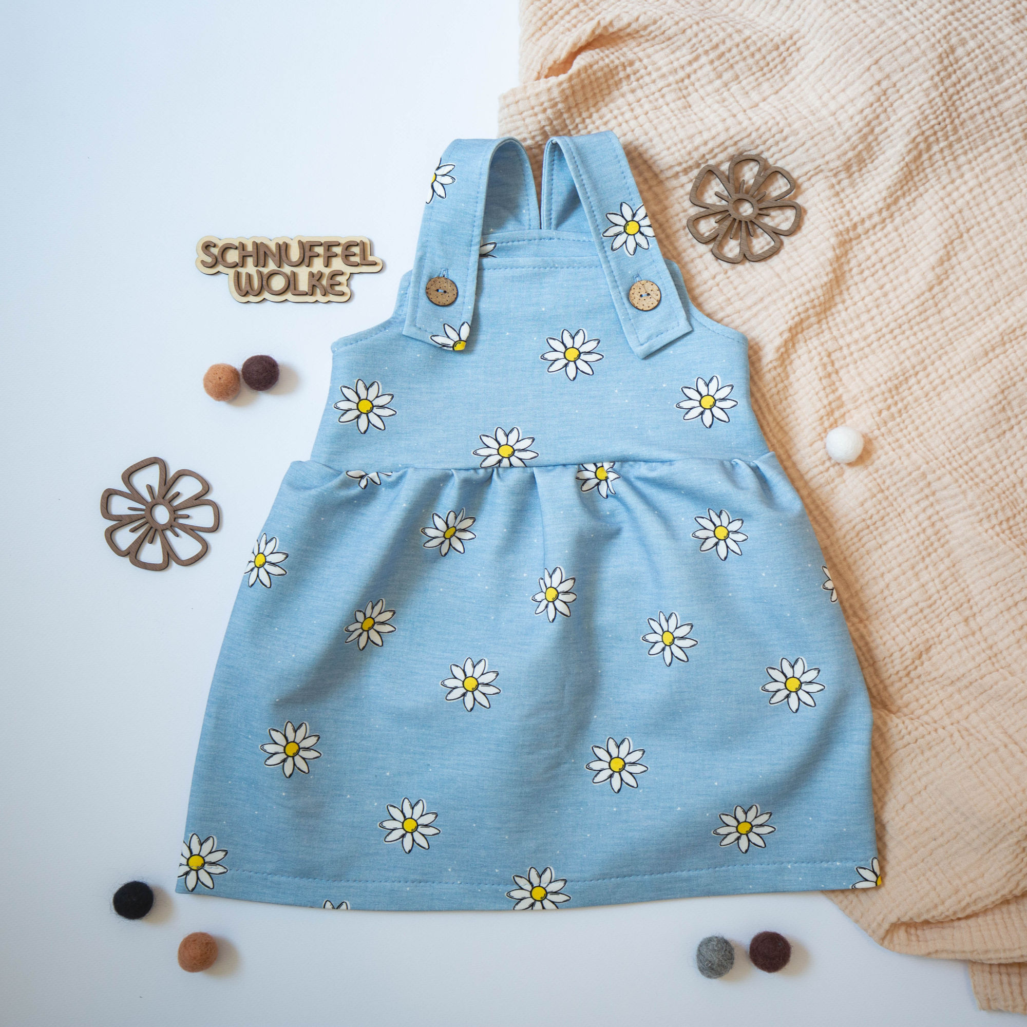 Latzkleid Margeriten