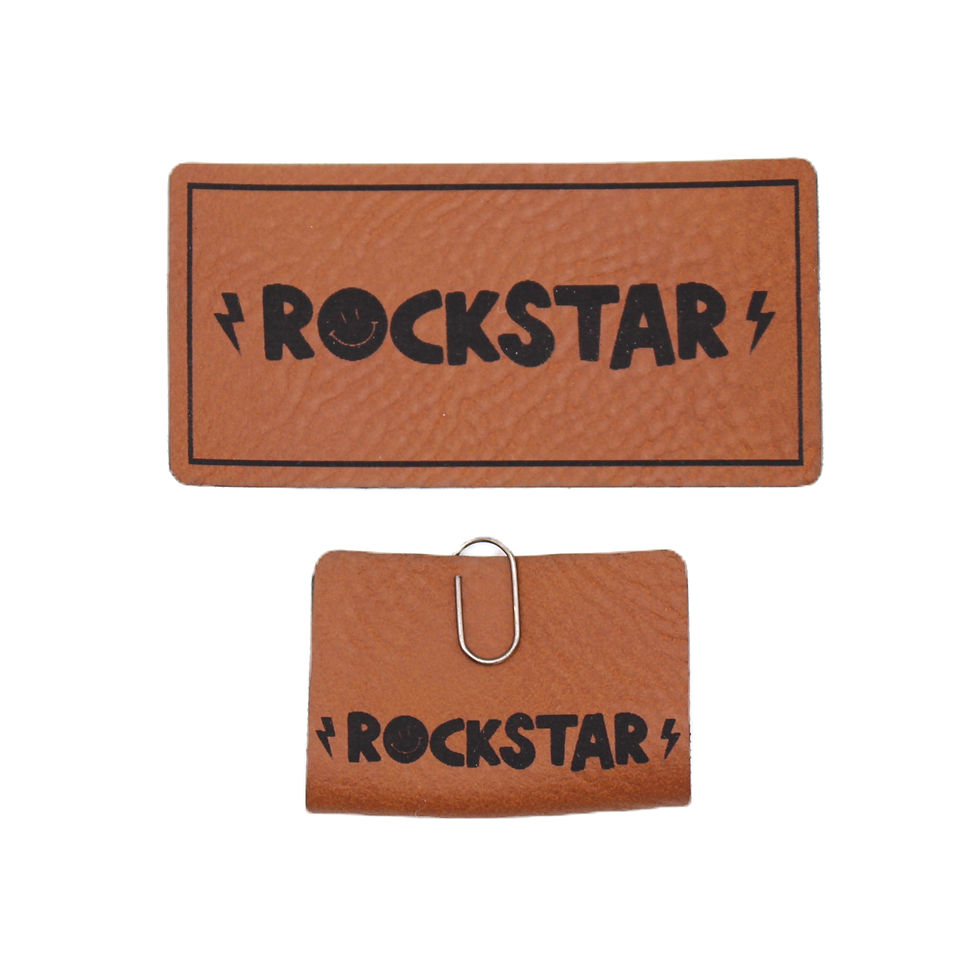 Miniaturbild: Faltlabel Rockstar