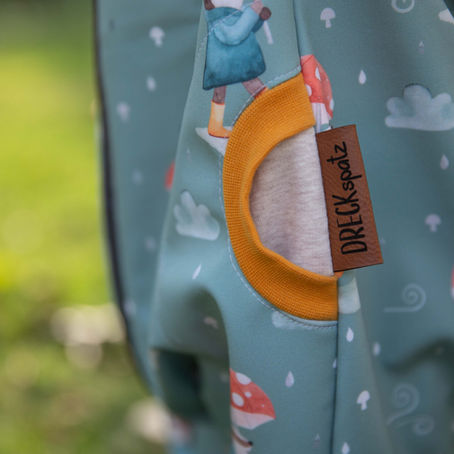 Anleitung Faltlabel an/einnähen