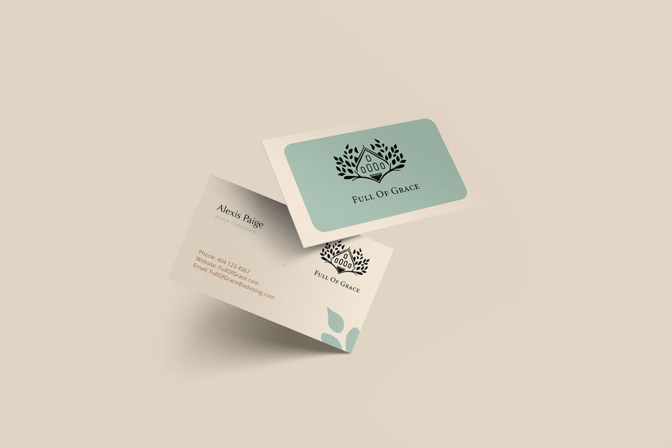 Business Card (inserted in the folder)