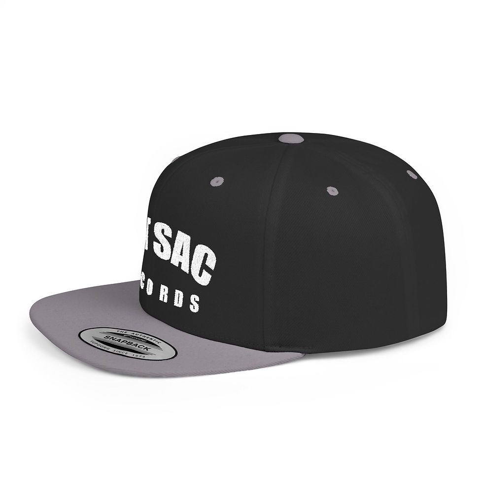 Thumbnail: Flat Bill Snapback Hat