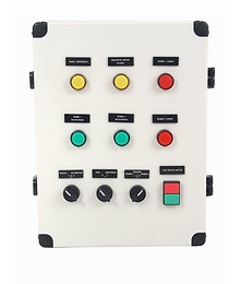 Painel de partida para duas bombas com a