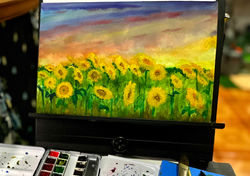 "Sunflowers at Sunset" © Jerraleen Balais | The Hobbyist