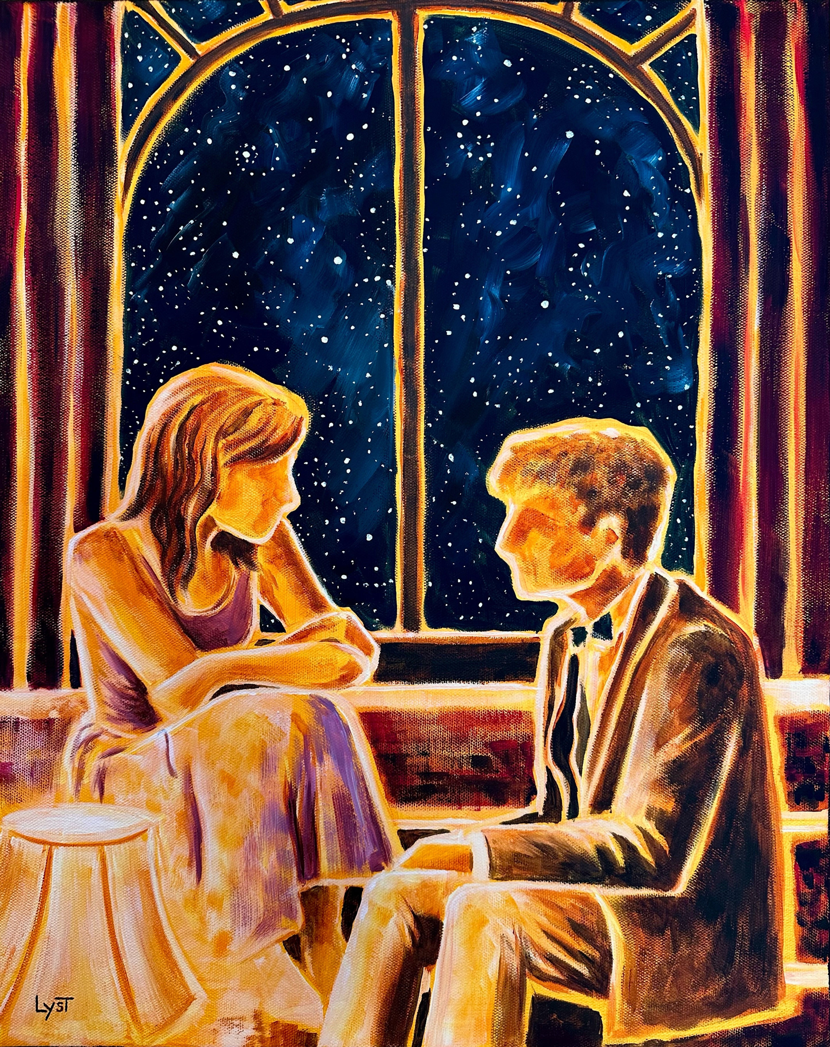'STARLIT WINDOW' giclée print