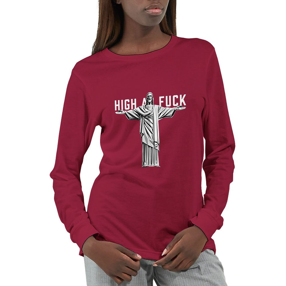 Thumbnail: Christ the Redeemer High As Fuck Long Sleeve