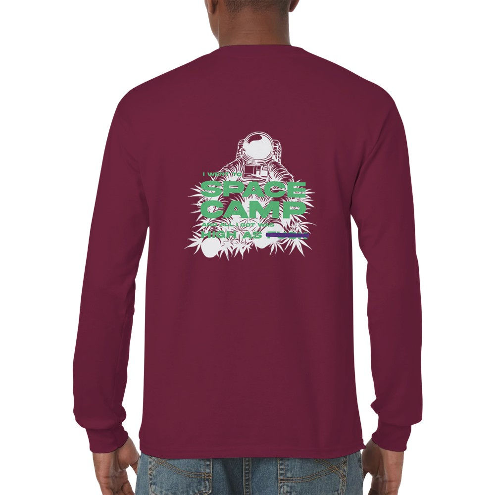 Space Camp Long Sleeve T-Shirt – Dark, Sleek, and Stellar