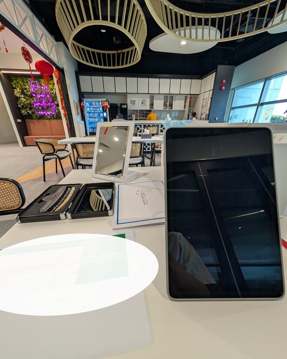 訪問時の受付の様子