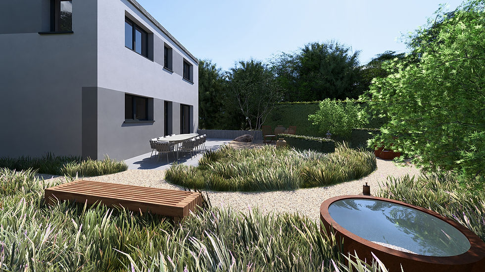 Jardin poétique - architecte paysagiste - l'Esquisse-Atelier - Dudelange (Luxembourg)