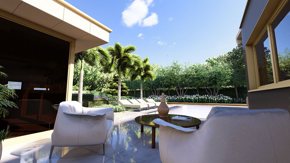 Jardin contemporain à Schuttrange