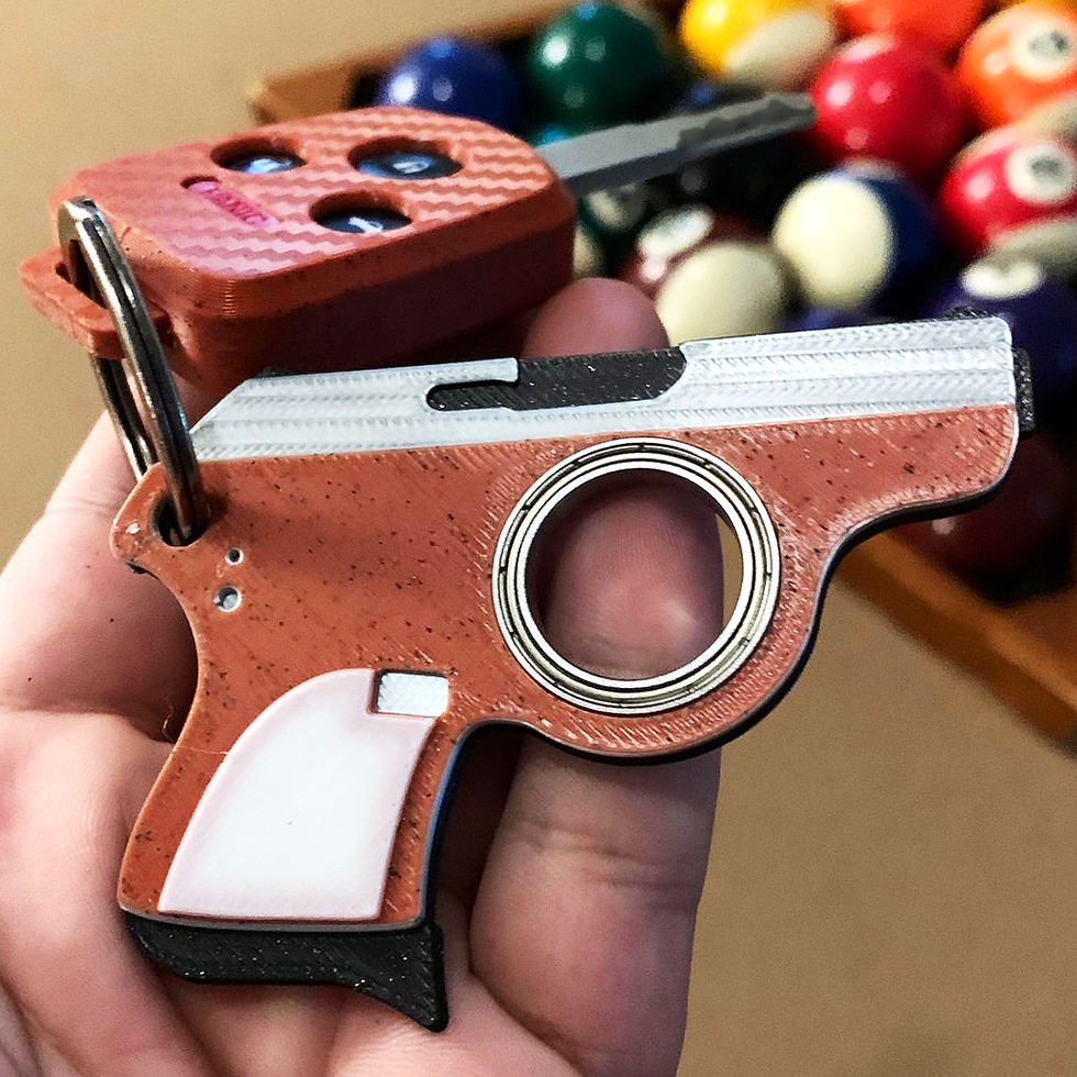 Thumbnail: Spinner Pistol Keychain