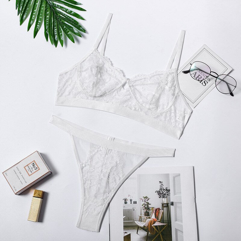 Hình thu nhỏ: New Multicolor Lace Womens Lingerie See Through Pole Dance Lingerie Womens