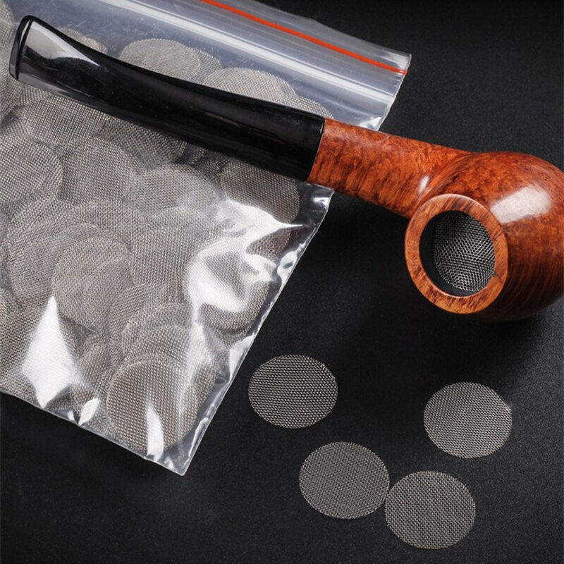 Miniature : 100pcs Smoking Weed Special Tools Combustion Stainless Steel Net Hookah Water