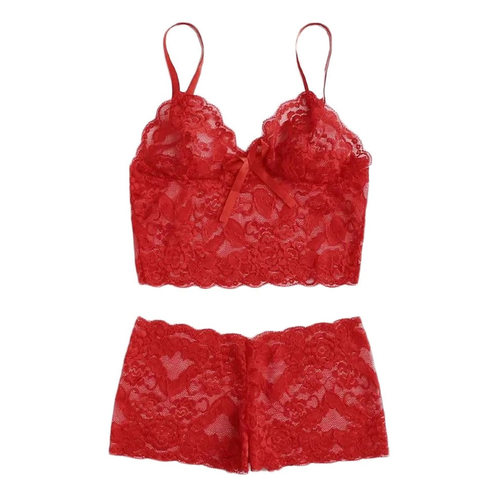 Miniature : Lace Lingerie Sexy Hot Erotic Set Women Bra Briefs Lingerie Underwear Pajamas