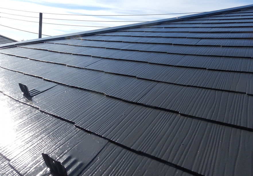 塗装後の屋根