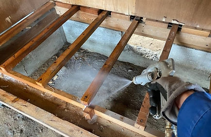 シロアリ予防施工