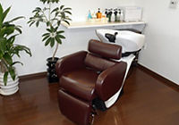 お客様の負担が少ないリアシャンプー台