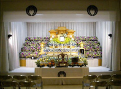 生花アレンジ祭壇（花壇）